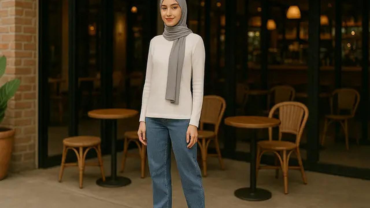8 Outfit Atasan Putih Bawahan Jeans yang Lagi Trend di 2025, Cocok untuk Hangout