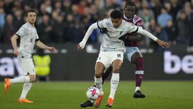 Taklukkan West Ham United, Liverpool Dekati 5 Besar Klasemen Liga Inggris