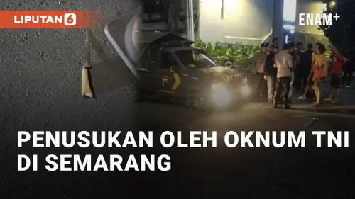 VIDEO: Penusukan oleh Oknum TNI di Semarang, Diduga Terpengaruh Alkohol