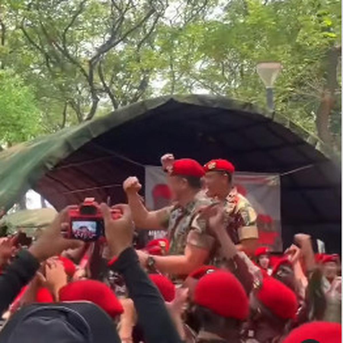 Momen Mayjen Djon Afriandi Bakar Semangat Prajurit,