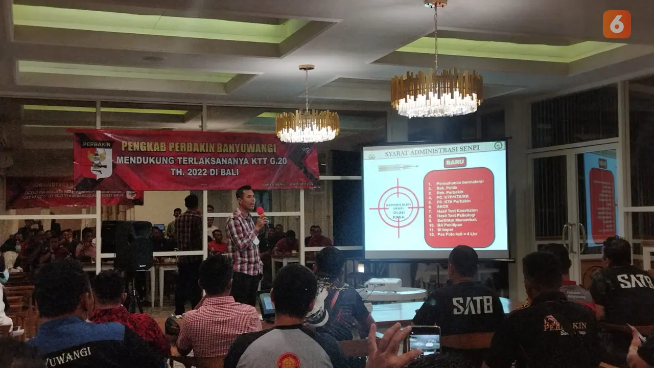 Sosialasisasi pemberantasan senjata api ilegal oleh Perbakin Banyuwangi dan Polda Jawa Timur (Hermawan Arifianto/Liputan6.com)