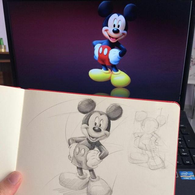 8 Lukisan Karakter Kartun Pakai Pensil Ini Mirip Gambar Aslinya Detailnya Sempurna Hot Liputan6 Com