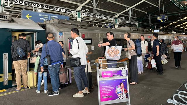 Puncak Arus Penumpang Kereta Api ke Yogyakarta Diprediksi Terjadi Hari Ini