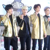 Boyband korea yang sudah mendunia, Shinee yang dibawah management SM Entertaiment. (AFP/Bintang.com)