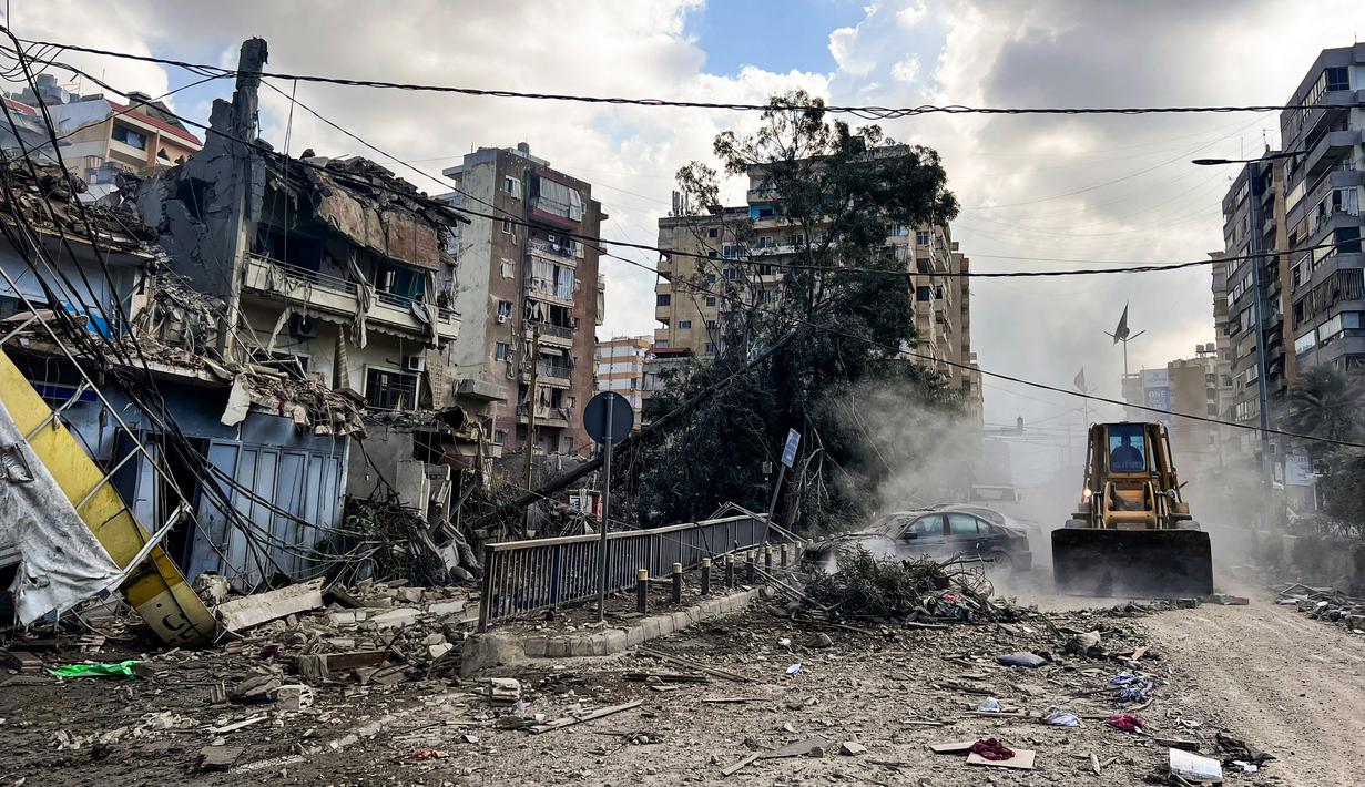 Israel selalu berdalih bahwa serangan udara yang dilancarkan di seluruh wilayah Lebanon menargetkan markas atau jaringan Hizbullah. (Ibrahim AMRO/AFP)