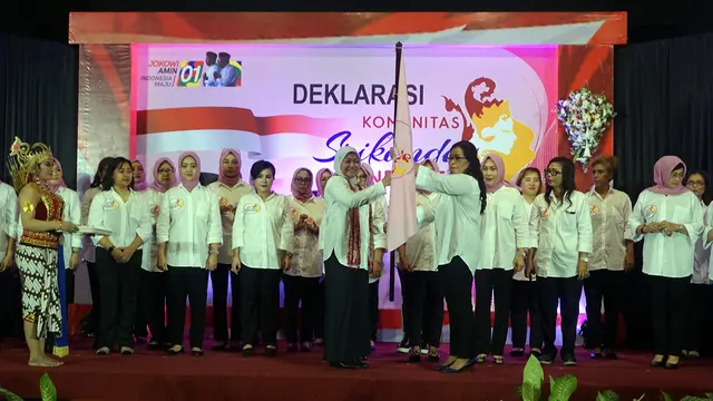 Deklarasi Komunitas Srikandi Indonesia Dukung Jokowi
