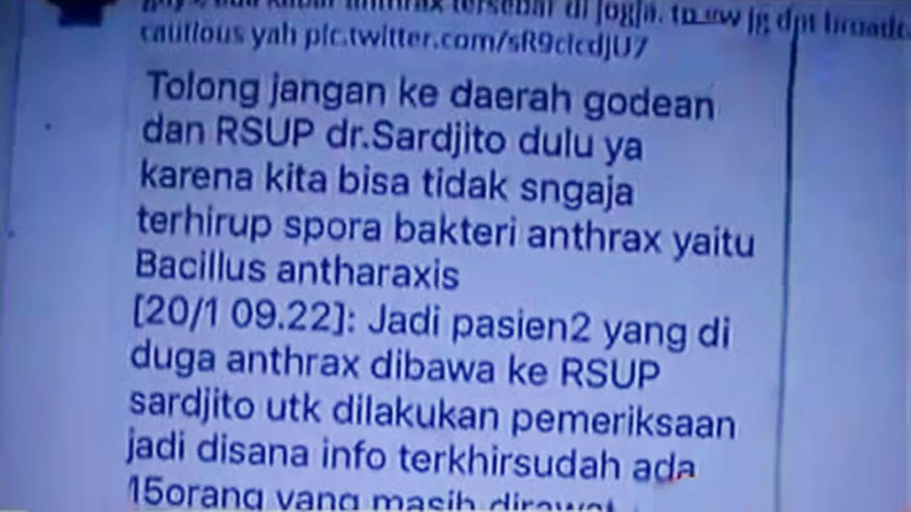 Hoax Antraks