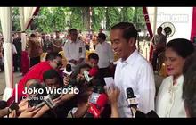 VIDEO: Nyoblos, Jokowi Optimis Menang