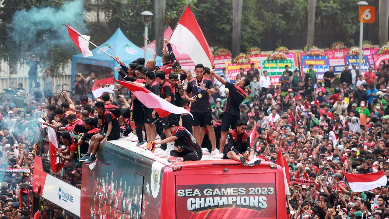 Parade Kemenangan Timnas Indonesia U-22