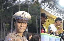 Pak Polisi Ganteng Bikin Hati Meleleh, Ternyata Punya Usaha Sampingan Tak Gengsi Pulang Dinas Langsung Jualan di Pinggir Jalan