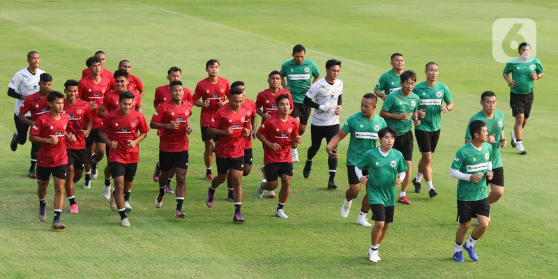 Latihan Perdana Timnas Indonesia U-23