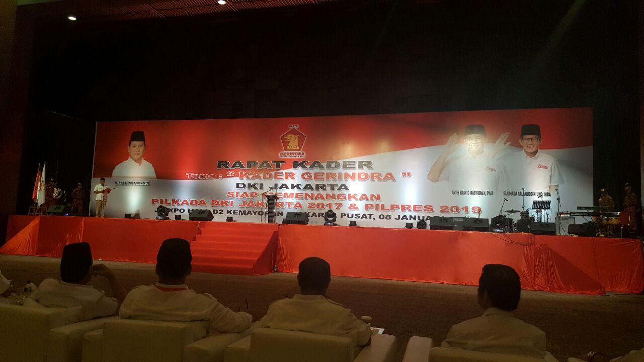 Rapat Akbar Gerindra menangkan Anies-Sandi