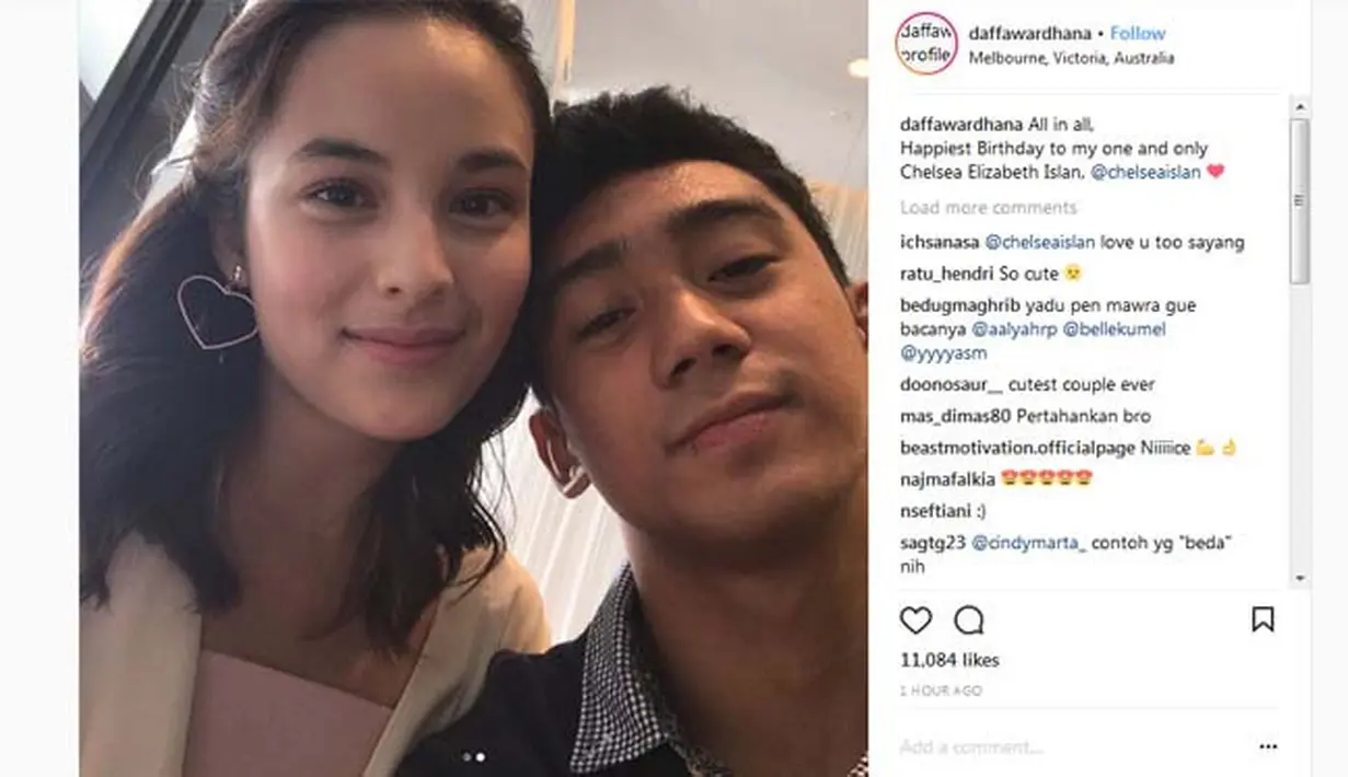 (Instagram/daffawardhana)