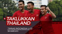 Berita video highlights sepak bola Grup B SEA Games 2019, di mana Timnas Indonesia menaklukkan Thailand dengan skor 2-0, Selasa (26/11/2019).