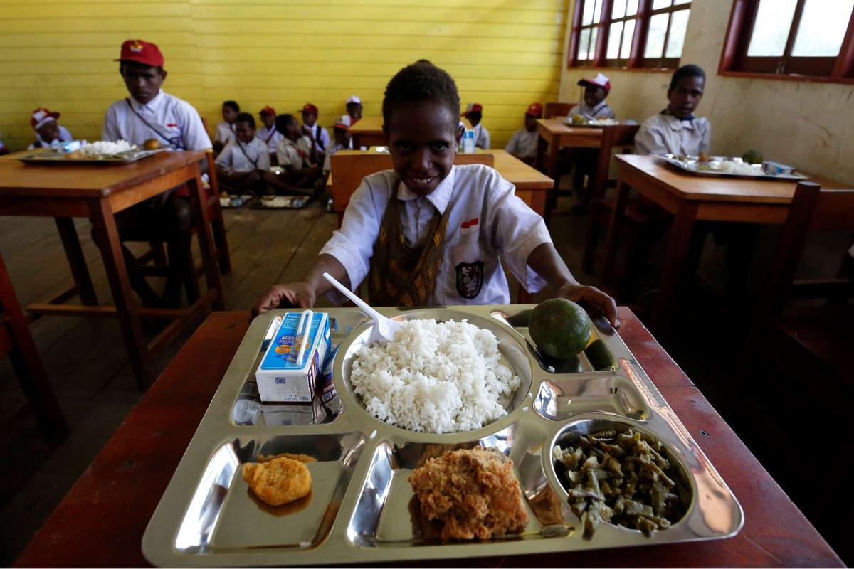 Makan Bergizi Gratis di Papua
