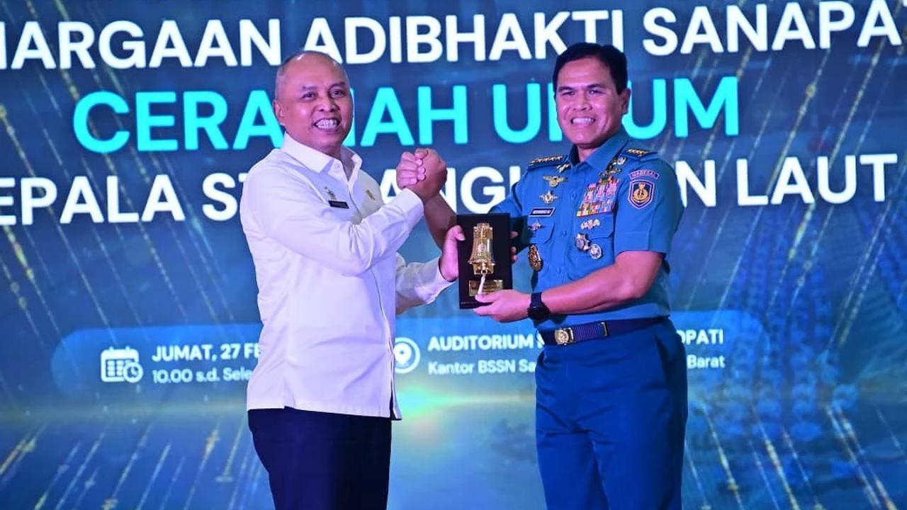FOTO: Kasal Perkuat Sinergi TNI AL dan BSSN Hadapi Ancaman Siber