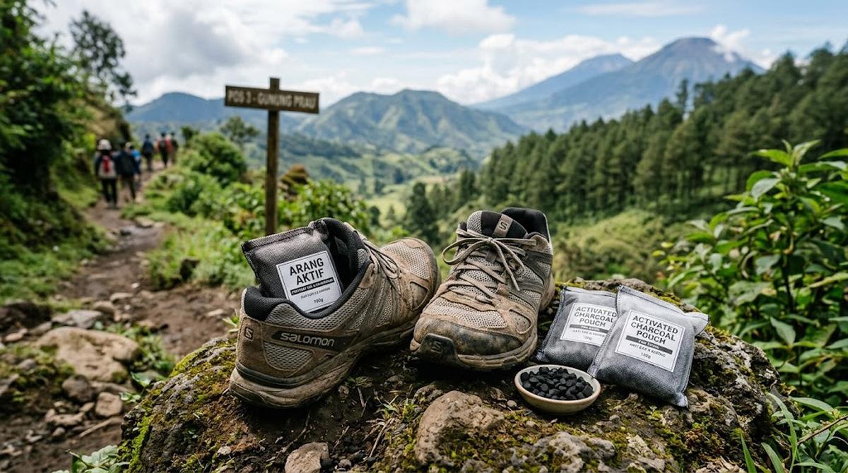 Arang Aktif untuk Bau Sepatu