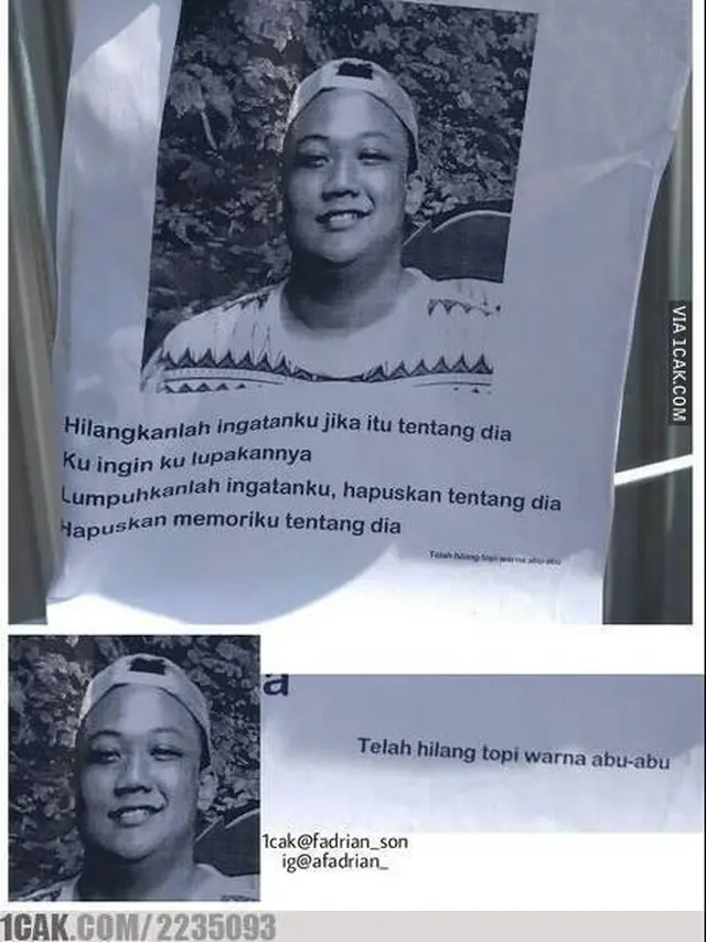 6 Pengumuman Absurd Orang Hilang Ini Malah Bikin Kesal