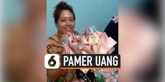 VIDEO: Viral, Pasangan Suami Istri Pamer Ribuan Uang di Kamar