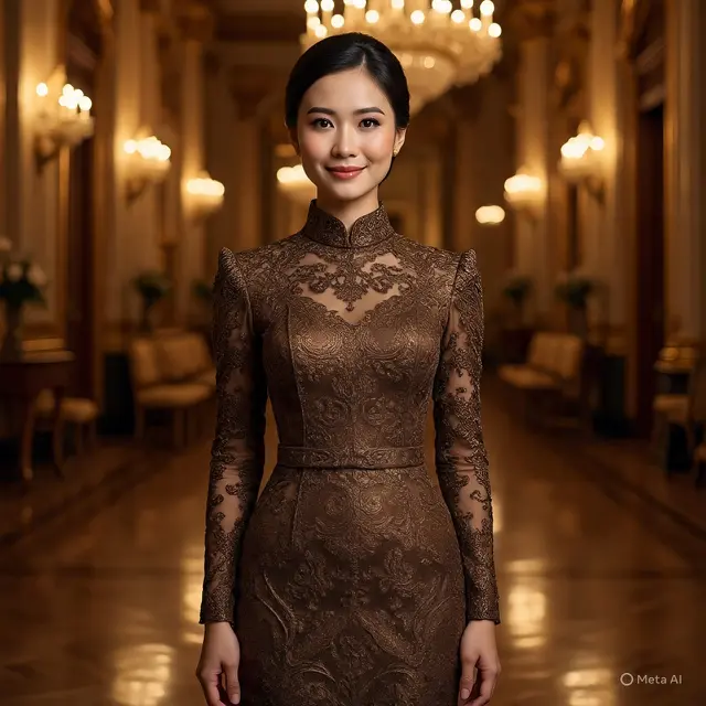 Model Baju Kondangan Brokat Terbaru