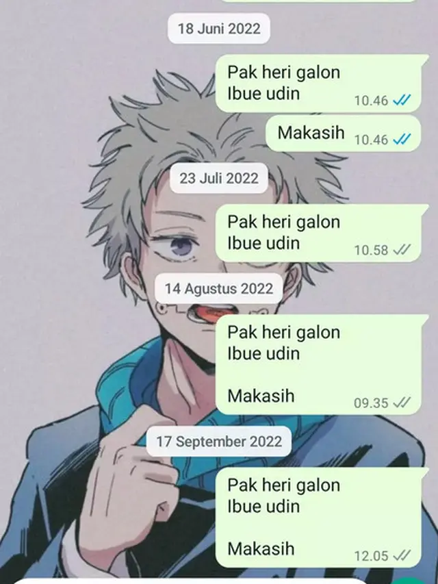 6 Chat Orang Kirim Pesan Sama Berulang Kali Tanpa Dibalas Ini Kocak