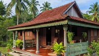 8 Desain Rumah Kampung 1 Lantai dengan Teras Unik ala Desa Tempo Dulu yang Simpel tapi Estetik