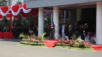Wali Kota Risma saat peringatan Hari Kesaktian Pancasila (Liputan6.com / Dian Kurniawan)
