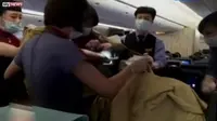 Penerbangan Pesawat Air China dikejutkan dengan kelahiran seorang bayi di atas pesawat.