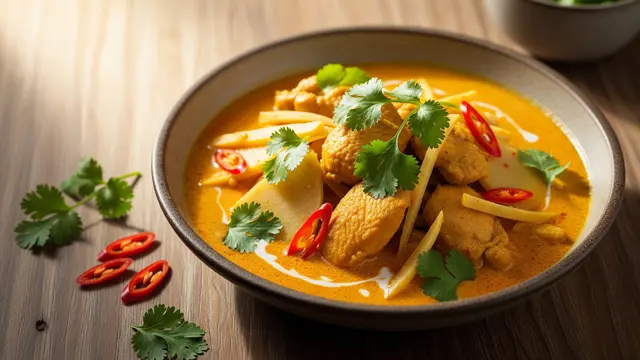 Resep Gulai Rebung Ayam/AI Generated
