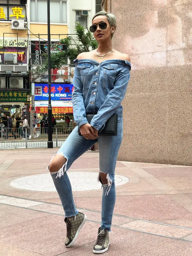 [Bintang] Kalahkan Fahrani, Gaya Rebel Punk Supermodel Kimmy Jayanti Kelihatan Lebih Cool Maksimal