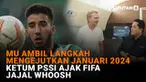 Mulai dari MU ambil langkah mengejutkan Januari 2024 hingga Ketum PSSI ajak FIFA jajal Whoosh, berikut sejumlah berita menarik News Flash Sport Liputan6.com.