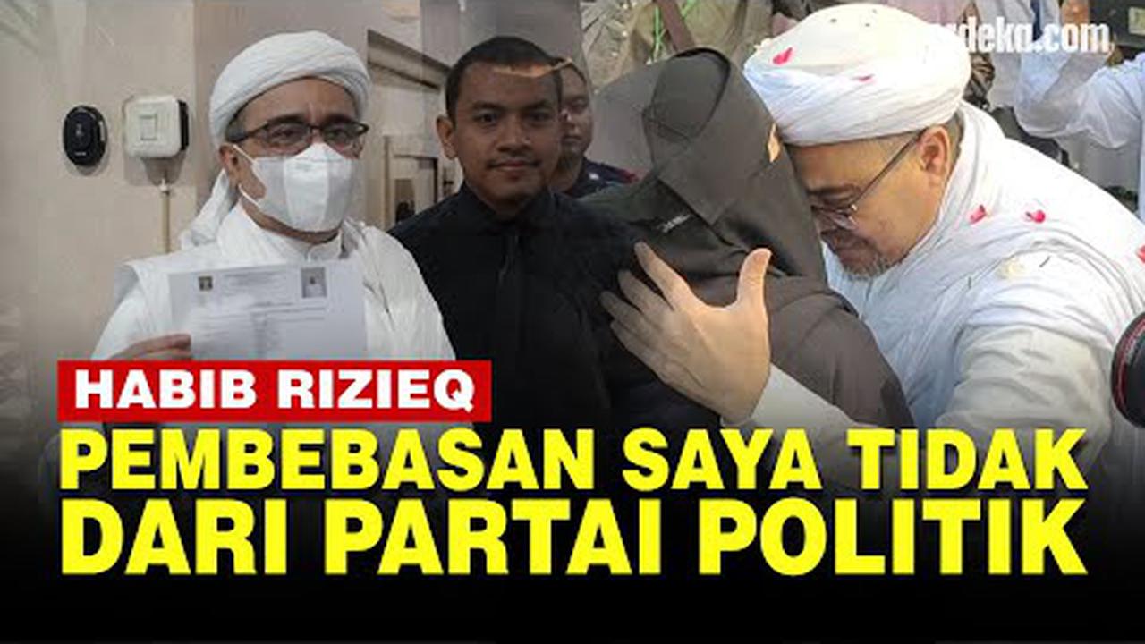 VIDEO: Pernyataan Tegas Habib Rizieq, Bebas Bersyarat Bukan dari Partai Politik