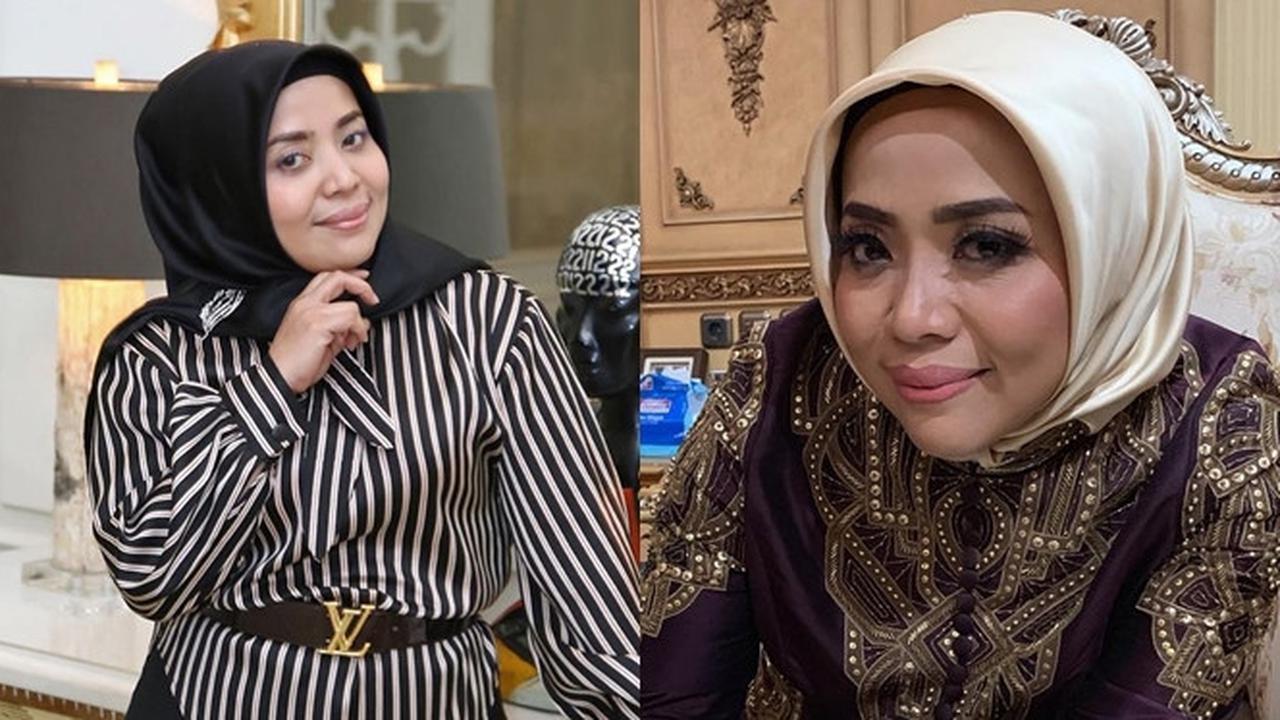 Potret Muzdalifah Gunakan Makeup Tebal