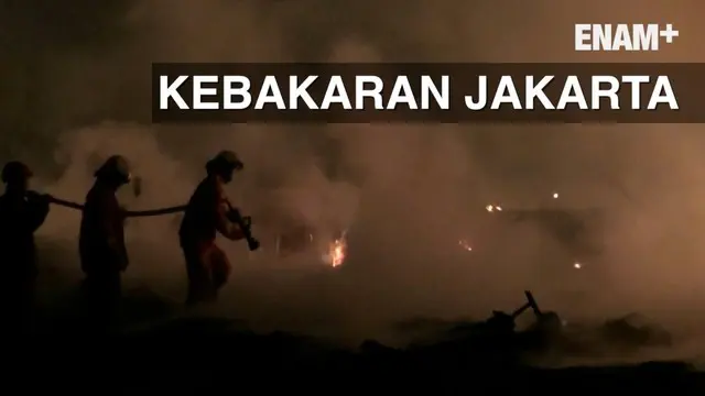 ENAM PLUS: Pabrik Busa dan Belasan Rumah Terbakar Saat Ditinggal Mudik