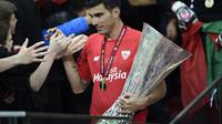 Sevilla FC won 2-3. AFP PHOTO / PIOTR HAWALEJ