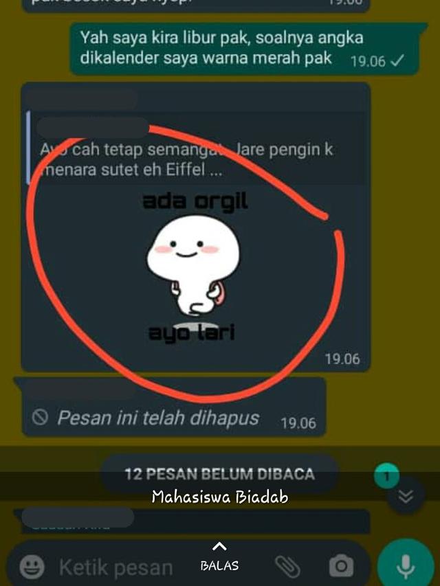 6 Chat Salah Kirim Stiker di WhatsApp Ini Bikin Deg-Degan