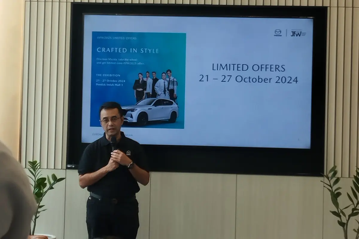 Sales Manager Mazda Indonesia, Deddy Kurniawan Saputro