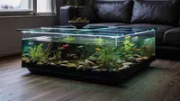 6 Model Kolam Ikan Portable yang Estetik di 2025, Cocok untuk Hiasan Ruang Tamu