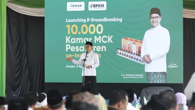 Cak Imin Soroti Sanitasi di Pesantren: Rasio MCK Tak Masuk Akal