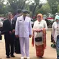 Anies Baswedan dan Sandiaga Uno saat tiba di Istana Negara. (Liputan6.com/Lizsa Egeham)