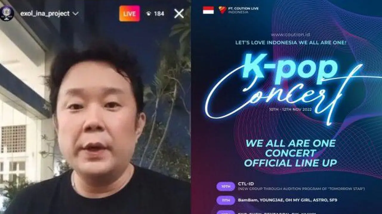 CEO PT. Coution Live Indonesia, Promotor Utama konser K-Pop We All Are One