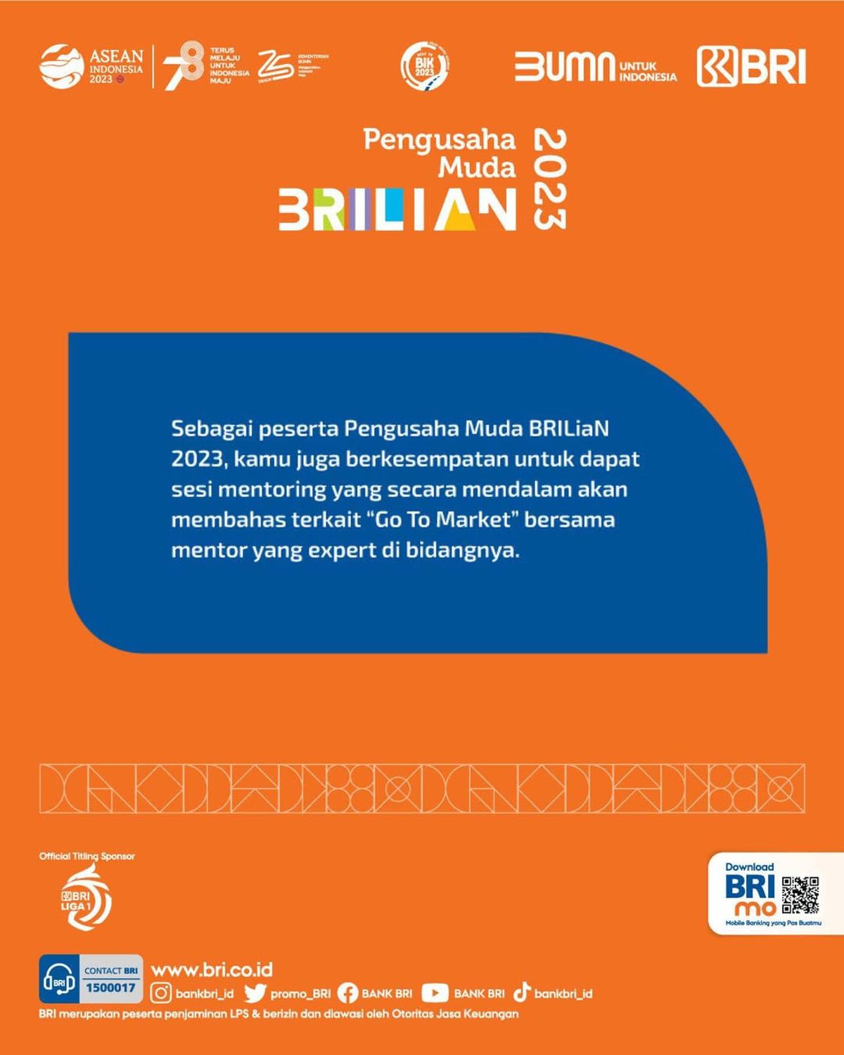 Pengusaha Muda BRILiaN 2023