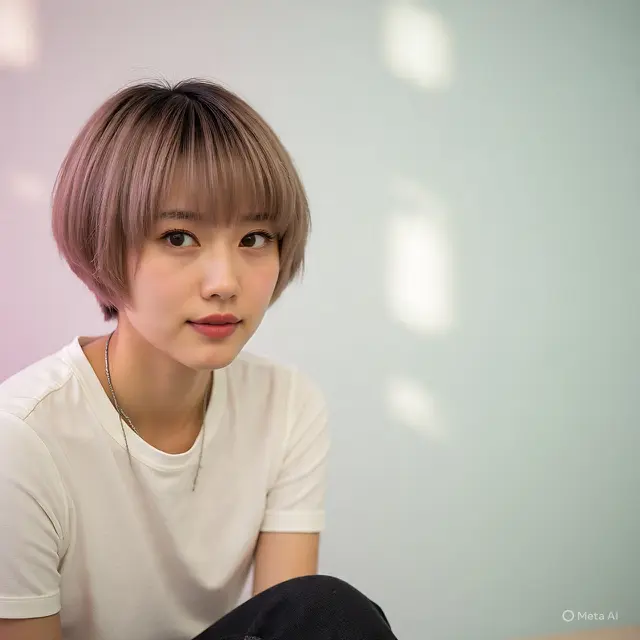 Rambut Pendek Berponi