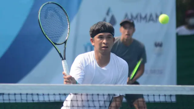 Wakil Indonesia Nathan Anthony Barki dan Christopher Rungkat harus puas menjadi runner-up di seri ITF Men's World Tennis Tour