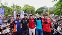 Mataram Bergemuruh! Marc Marquez hingga Mario Aji Sapa Ribuan Warga NTB Jelang MotoGP Mandalika 2026