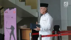 Anggota DPR RI dari Fraksi Golkar, Nawafie Saleh meninggalkan Gedung KPK seusai menjalani pemeriksaan di Jakarta, Kamis (9/5/2019). Nawafie Saleh diperiksa sebagai saksi untuk tersangka Dirut PLN nonaktif Sofyan Basir dalam penyidikan kasus dugaan suap proyek PLTU Riau-1. (merdeka.com/Dwi Narwoko)