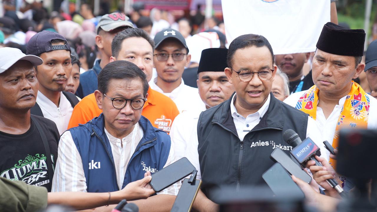 Anies Baswedan dan Pramono Anung