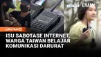 Warga Taiwan belajar komunikasi darurat di tengah isu sabotase internet. Ini adalah latihan yang digelar oleh kelompok pertahanan sipil di Taiwan. Mereka berlatih cara berkomunikasi tanpa internet bila serangan dari China terjadi.