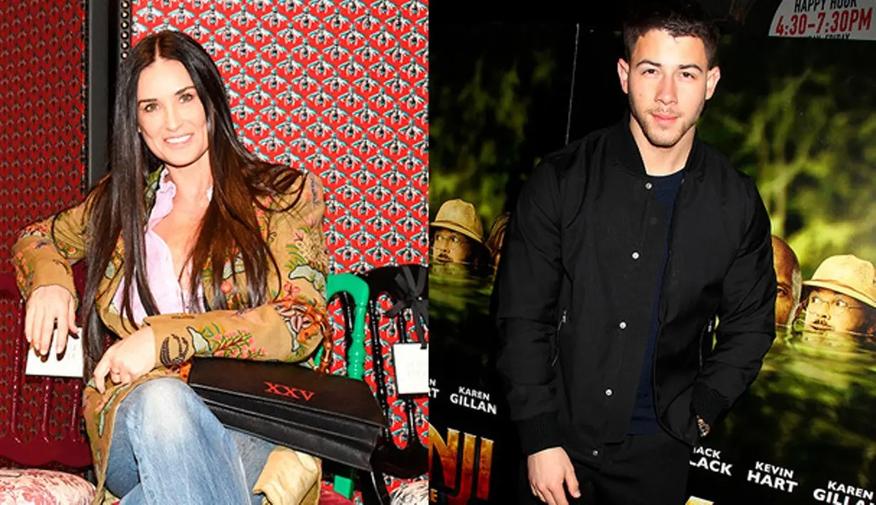 Sementara itu, perbedaan usia antara Nick Jonas dan Demi Moore adalah 30 tahun. Menurutmu sendiri gimana? (HollywoodLife/Rex/Shutterstock)
