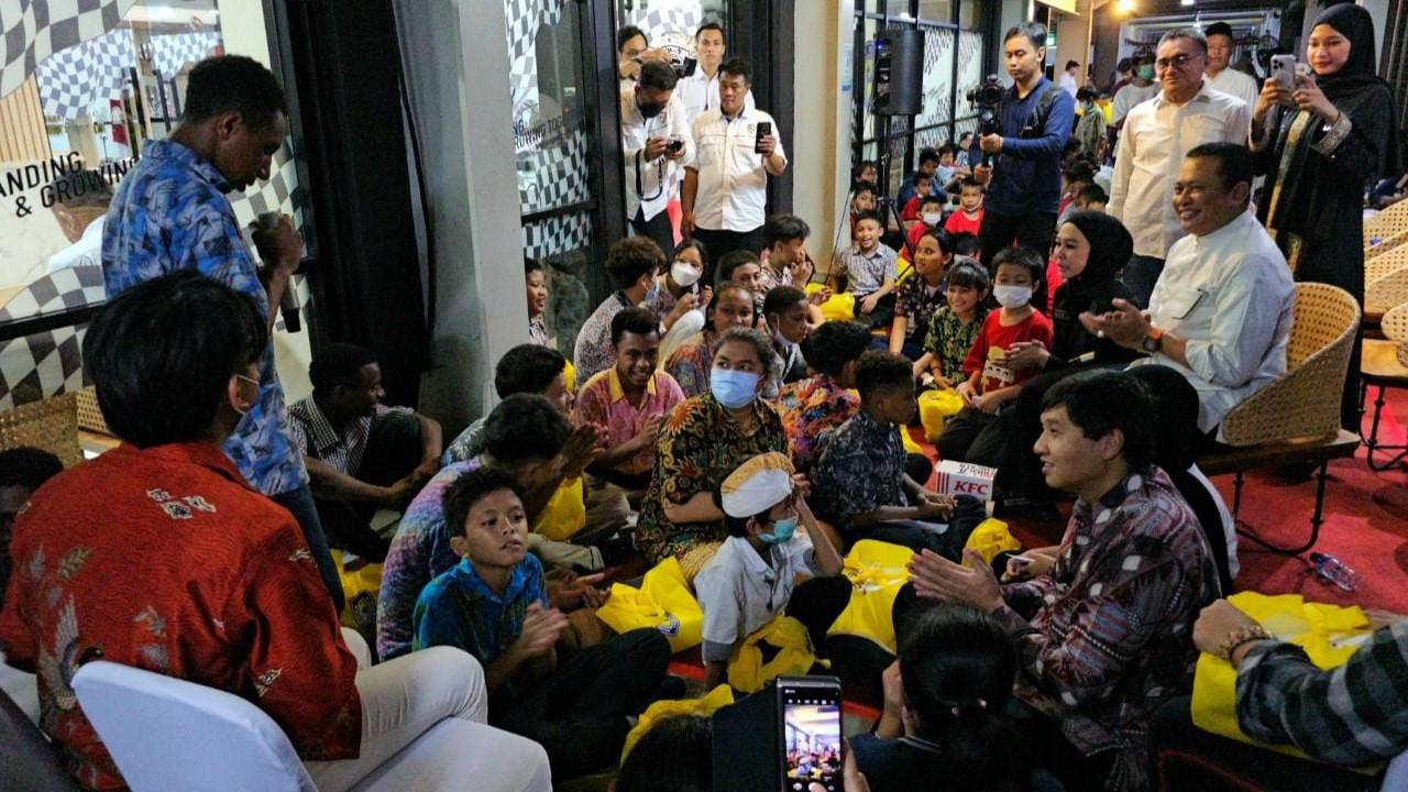 Tokoh pemuda nasional Maruarar Sirait bersama Ketua Umum IMI yang juga Ketua MPR RI Bambang Soesatyo